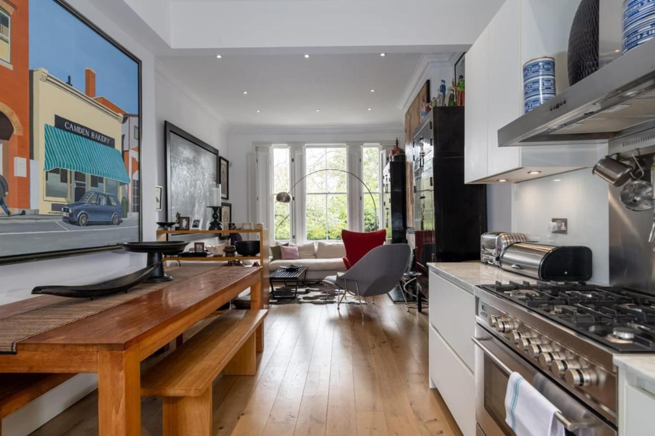 3Br Primrose Hill Park Apartment With Garden Londra Esterno foto